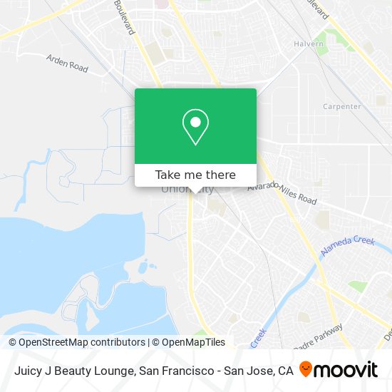 Juicy J Beauty Lounge map