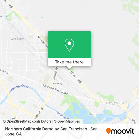 Northern California Demolay map