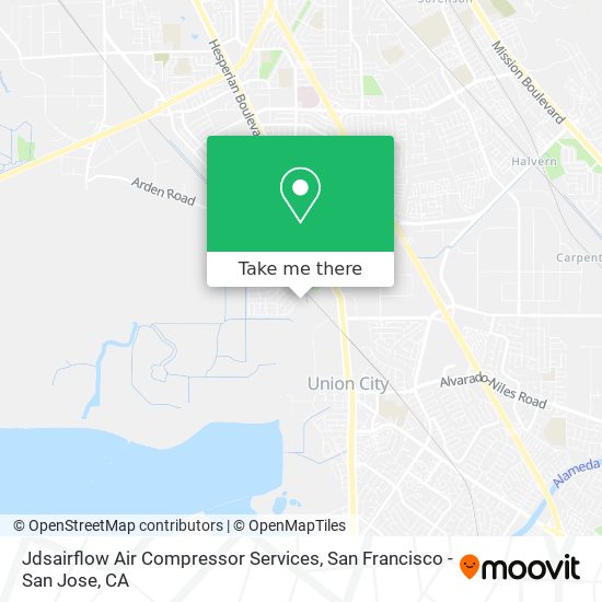 Mapa de Jdsairflow Air Compressor Services