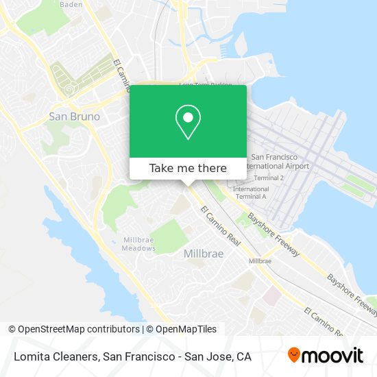 Lomita Cleaners map