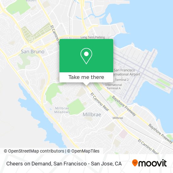 Mapa de Cheers on Demand