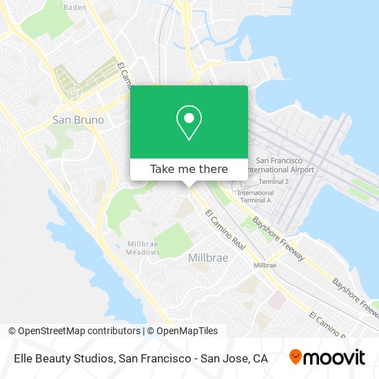 Elle Beauty Studios map