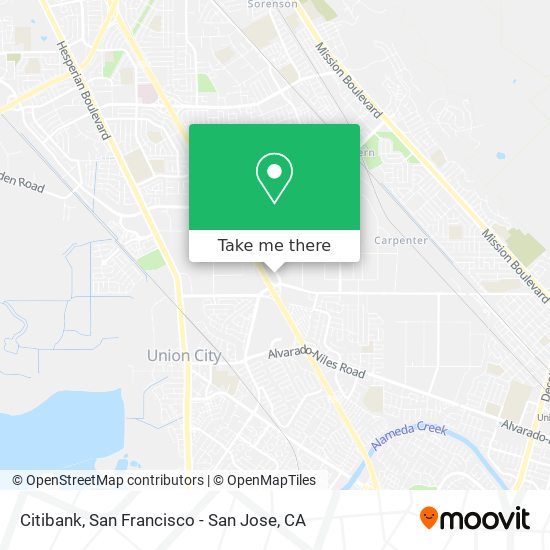 Mapa de Citibank