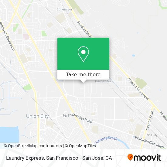 Laundry Express map