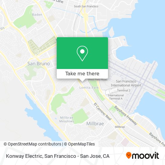 Konway Electric map