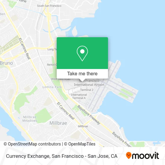 Currency Exchange map