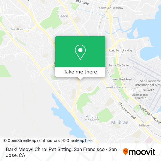 Bark! Meow! Chirp! Pet Sitting map