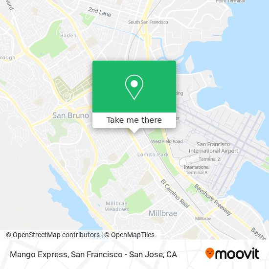 Mango Express map