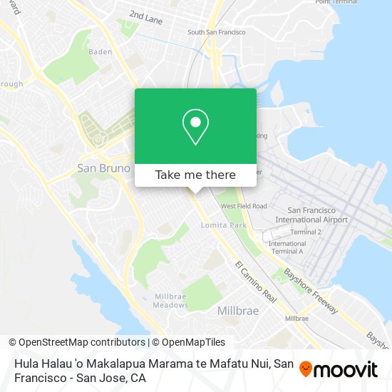 Hula Halau 'o Makalapua Marama te Mafatu Nui map