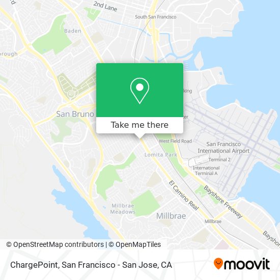 Mapa de ChargePoint