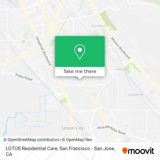 LOTUS Residential Care map