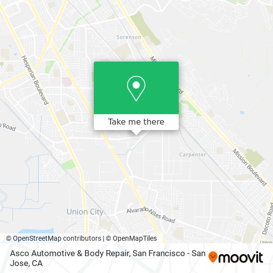 Mapa de Asco Automotive & Body Repair