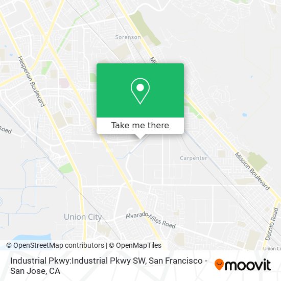 Industrial Pkwy:Industrial Pkwy SW map