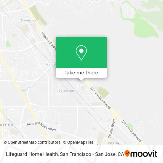 Lifeguard Home Health map