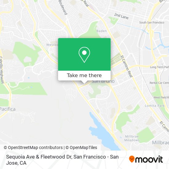 Sequoia Ave & Fleetwood Dr map