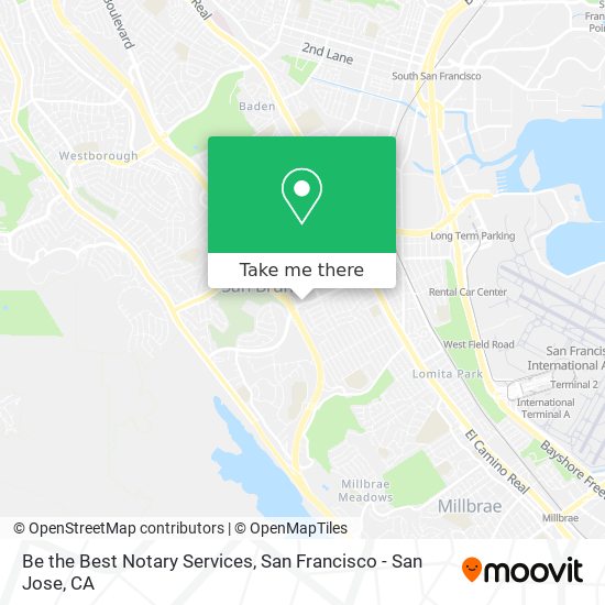 Be the Best Notary Services map