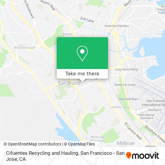 Cifuentes Recycling and Hauling map