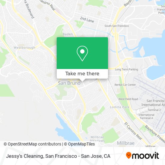 Jessy's Cleaning map