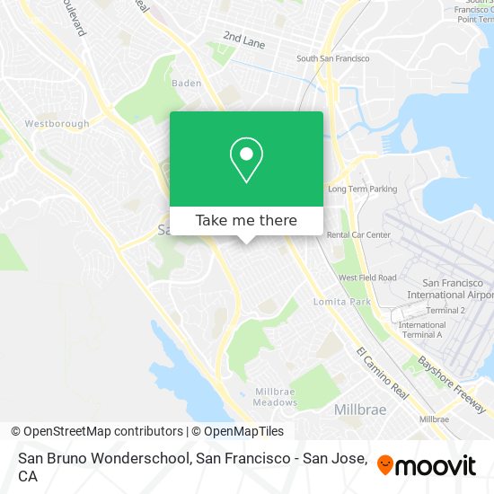 San Bruno Wonderschool map