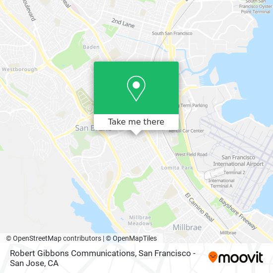 Mapa de Robert Gibbons Communications