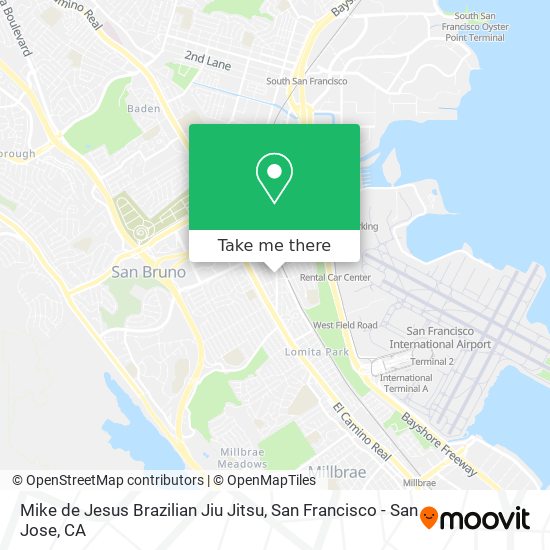 Mike de Jesus Brazilian Jiu Jitsu map