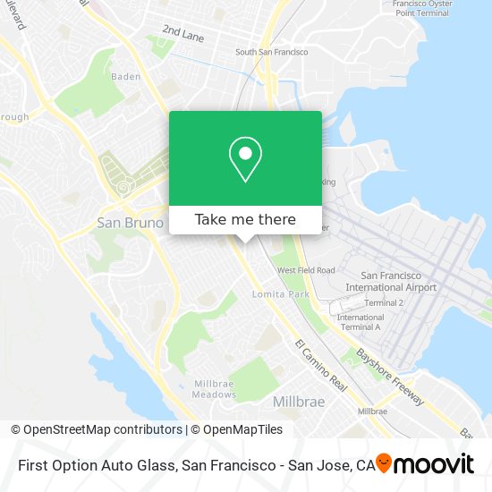 First Option Auto Glass map