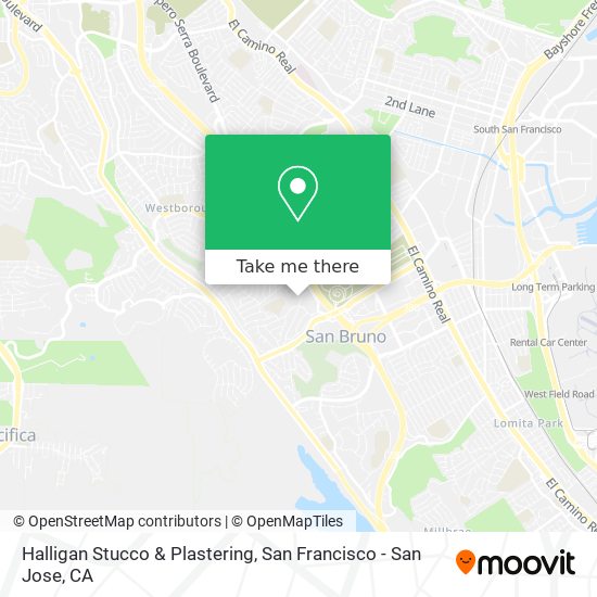 Halligan Stucco & Plastering map