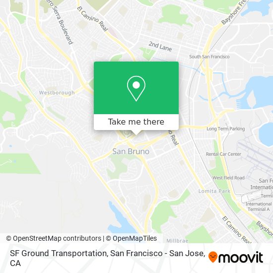 Mapa de SF Ground Transportation