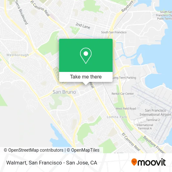 Mapa de Walmart