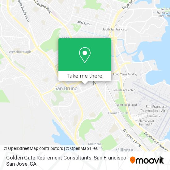 Mapa de Golden Gate Retirement Consultants