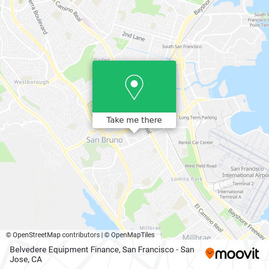 Mapa de Belvedere Equipment Finance