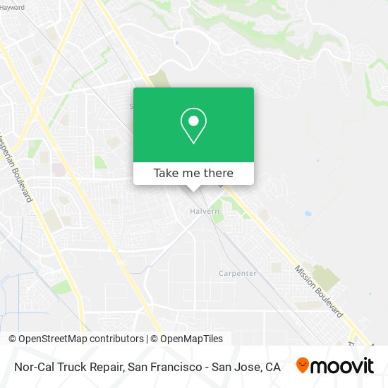 Nor-Cal Truck Repair map