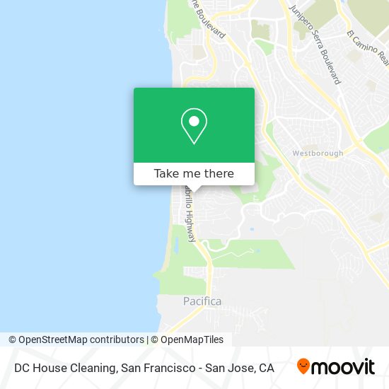 Mapa de DC House Cleaning