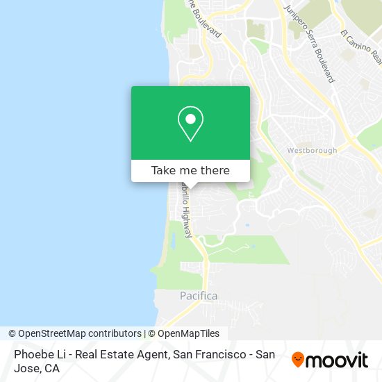 Mapa de Phoebe Li - Real Estate Agent