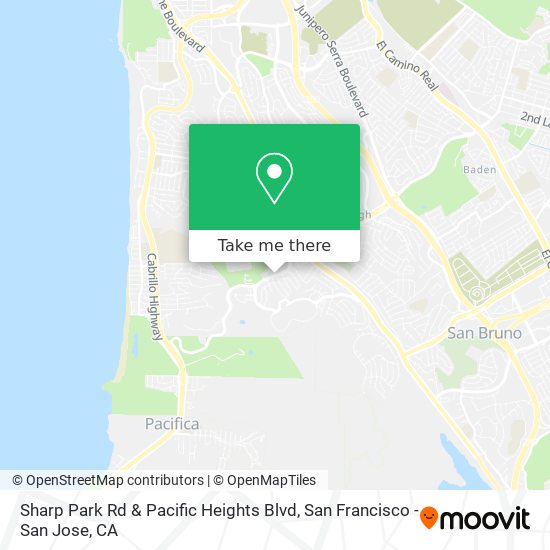 Mapa de Sharp Park Rd & Pacific Heights Blvd