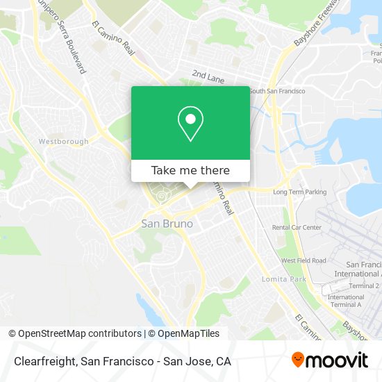 Clearfreight map