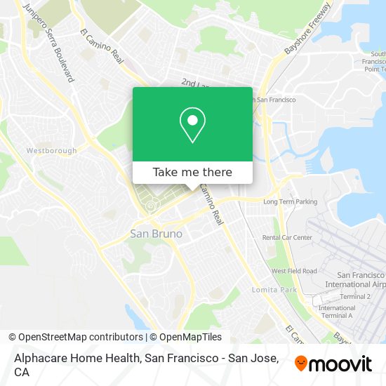 Mapa de Alphacare Home Health