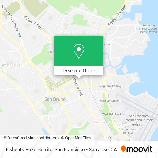 Fisheats Poke Burrito map