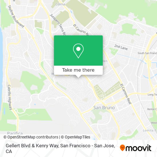 Gellert Blvd & Kenry Way map