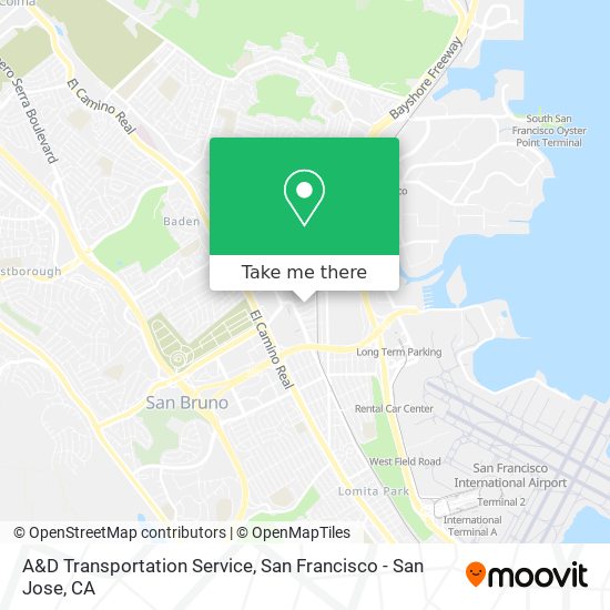 A&D Transportation Service map