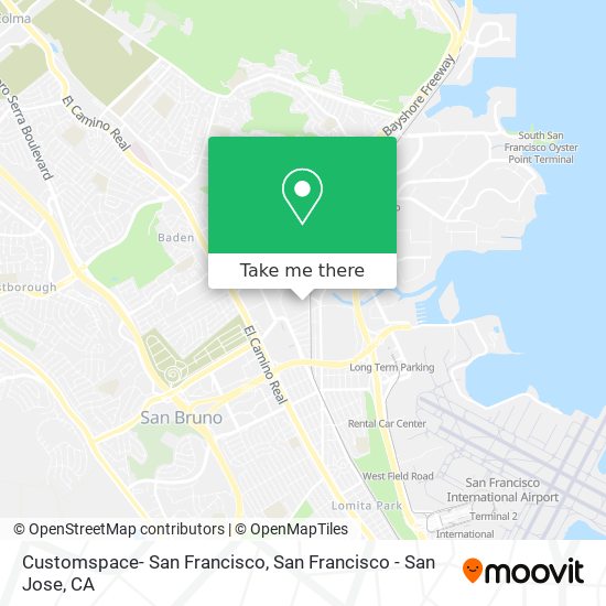 Customspace- San Francisco map