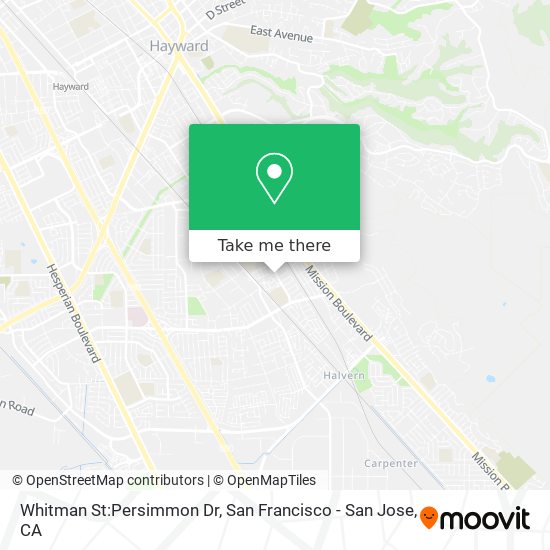 Mapa de Whitman St:Persimmon Dr