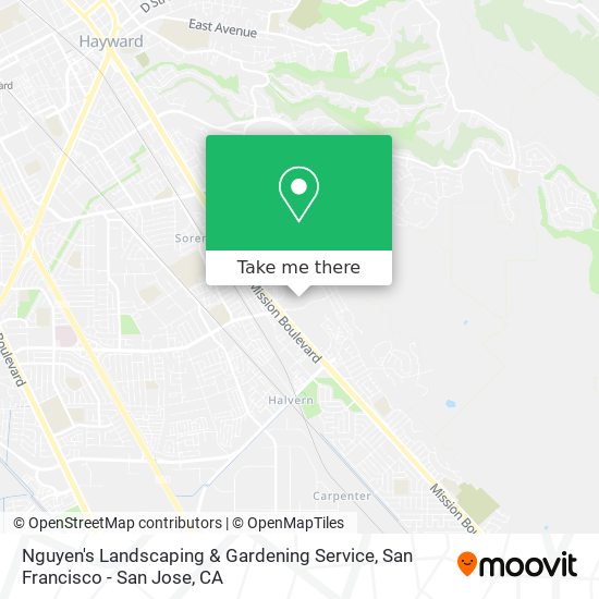 Nguyen's Landscaping & Gardening Service map