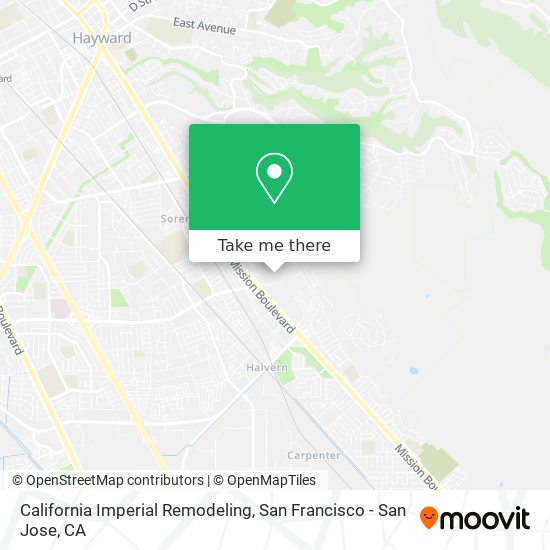 Mapa de California Imperial Remodeling