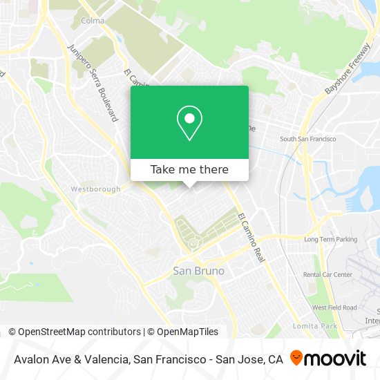 Avalon Ave & Valencia map
