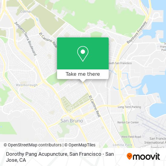 Dorothy Pang Acupuncture map