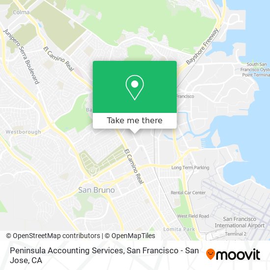 Mapa de Peninsula Accounting Services