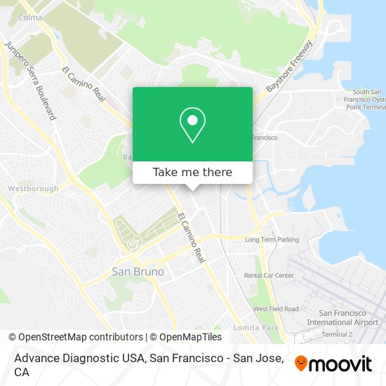 Advance Diagnostic USA map