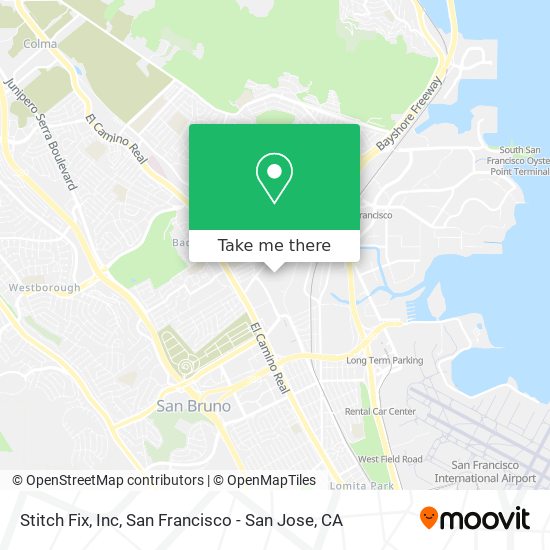 Stitch Fix, Inc map