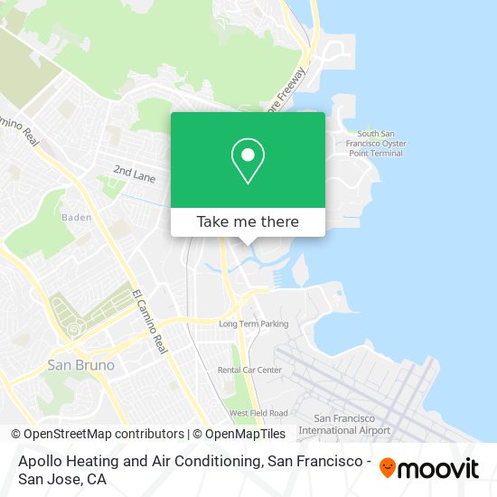 Apollo Heating and Air Conditioning map